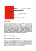 thumbnail of L&rsquo;Etat a toujours soutenu ses territoires, par Laurent Davezies