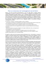 thumbnail of Appel pour un renouveau de l&rsquo;aménagement du territoire