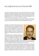 thumbnail of Aux origines de la loi sur l&rsquo;eau