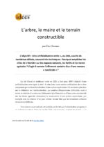 thumbnail of L&rsquo;arbre le Maire et le terrain constructible