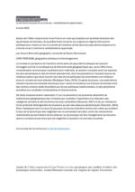 thumbnail of Le territoire Français et la crise