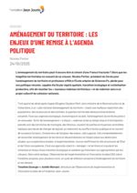 thumbnail of Aménagement du territore – les ejeux d&rsquo;une remise a l&rsquo;agenda politique