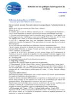 thumbnail of Réflexions de J P Aubert